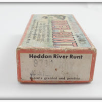 Heddon Yellow Shore Jointed River Runt In Correct Box