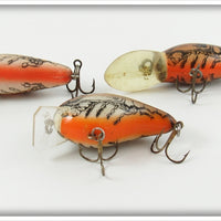 Bomber Natural Crawdad Square A & Model A Lot Of Three