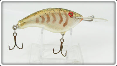 Brown Striped Glitter Back Coffin Lip Crankbait