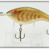 Brown Striped Glitter Back Coffin Lip Crankbait