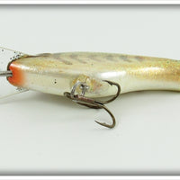 Brown Striped Glitter Back Coffin Lip Crankbait