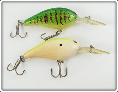 Norman Glitter Crawdad & Chartreuse Back Deep Little N Pair