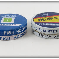 Kassnar & Dolphin Hook Tin Pair