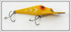 Vintage Fred Arbogast Yellow Shore Hustler Lure 