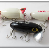 Vintage Fred Arbogast Hula Popper & Jitterbug Lure Lot Of Three