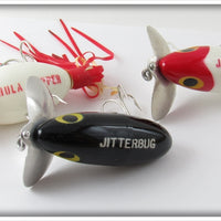 Arbogast Hula Popper & Jitterbug Lot Of Three