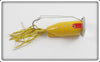 Creme Lolly Pop Yellow With Silver Ribs