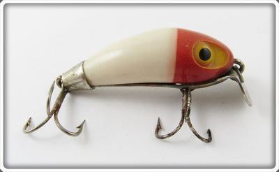 Vintage Wright & McGill Red Head White Miracle Minnow Lure