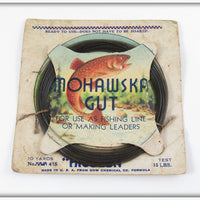 Vintage Mohawska Gut For Fishing Line On Card 