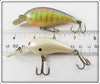 Norman Glitter & White Crankbait Pair