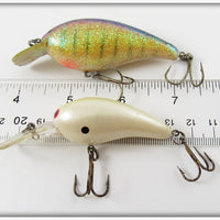 Norman Glitter & White Crankbait Pair