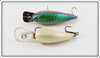 Norman Glitter & White Crankbait Pair