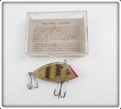 South Bend Gold & Black Optic Lure In Box