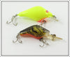 Mann's Chartreuse Pig & Natural Crawdad Piglet Lure Pair