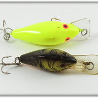 Mann's Chartreuse Pig & Natural Crawdad Piglet Pair