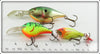 Rapala Skitter Pop & Diver Lot Of Three
