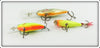 Rapala Skitter Pop & Diver Lot Of Three