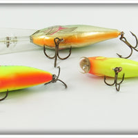 Rapala Skitter Pop & Diver Lot Of Three