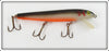 Vintage Cotton Cordell Black & Silver Scale Red Fin Lure 