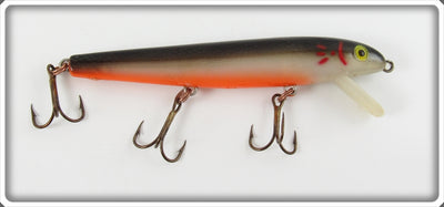 Vintage Cotton Cordell Black & Silver Scale Red Fin Lure 