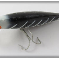 Bomber Black White Ribs Speed Shad