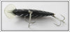 Bomber Black White Ribs Speed Shad