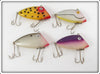 Tackle Industries Yellow Spotted, Grey & Purple Swimmin Minnow Lot