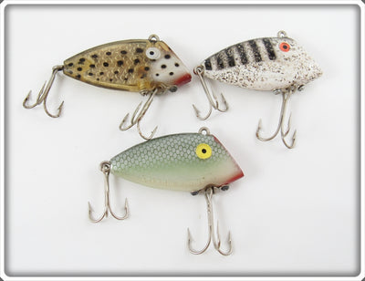 Tackle Industries Spotted, Striped Flitter & Silver Scale Swimmin Minnow