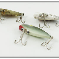 Tackle Industries Spotted, Striped Flitter & Silver Scale Swimmin Minnow Lot