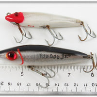 L&S Silver/Black Top Dog & Red/White 7M Pair