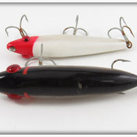 L&S Silver/Black Top Dog & Red/White 7M Pair