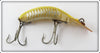 Vintage Heddon Yellow Shore Tadpolly Spook Lure