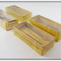 Arbogast Jitterbug & Hula Popper Empty Box Lot Of Four