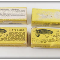 Arbogast Jitterbug & Hula Popper Empty Box Lot Of Four