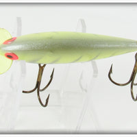 Bomber Fluorescent Yellow Silver Ribs Speed Shad