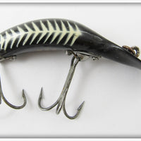 Vintage Heddon Black Shore Tadpolly Spook Lure