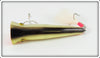 Gold Chrome Orange Belly Finned Crankbait