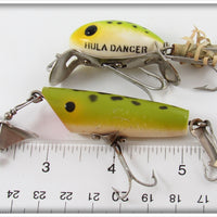 Arbogast Frog Hula Dancer & Sputter Bug Pair