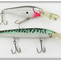 Vintage Rebel Silver Double Deep Shad & Mackerel Sinker Pair 