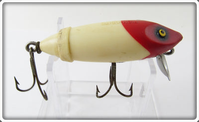 Vintage South Bend Red Arrowhead White Fish Obite Lure