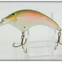 Pink & Green With Glitter Thin Body Crankbait