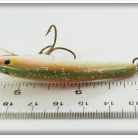 Pink & Green With Glitter Thin Body Crankbait