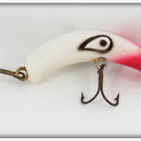 Vintage Lazy Ike Red & White Small Size Ike Lure