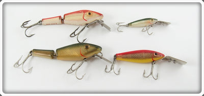 Vintage L&S Gold And Orange MirrOlure Lot Of Four Lures 