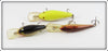 Rapala Chartruese, Black & Natural Lot Of Three