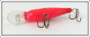 Fluorescent Red & Black Tiger Crankbait