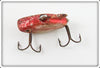 Heddon Nickel Plated Red Chrome Ultra Sonic