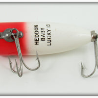Heddon Red Head White Baby Lucky 13