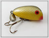 Vintage Wright & McGill Yellow Silver Scale Rustler Lure