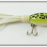 Fred Arbogast Leopard Frog Fly Rod Hula Popper Lure